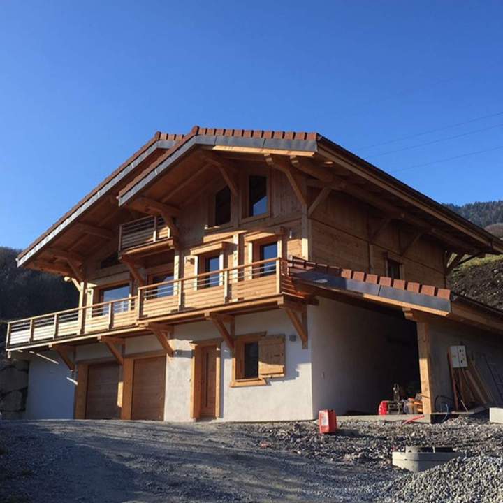 Construction chalet en bois Domancy