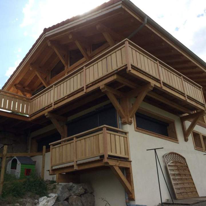 Construction chalet en bois Domancy